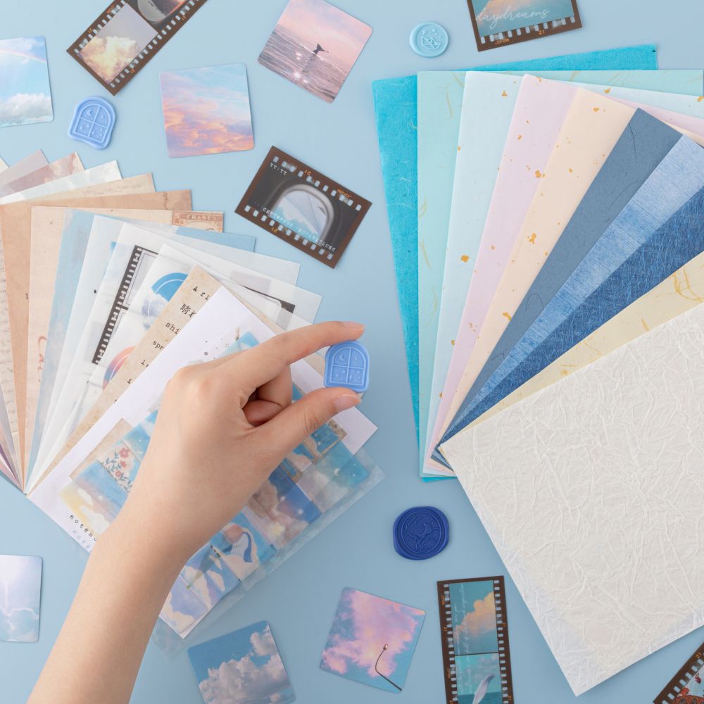 Tsuki ‘Cloud Dreamland’ Scrapbook Sticker Set ☾